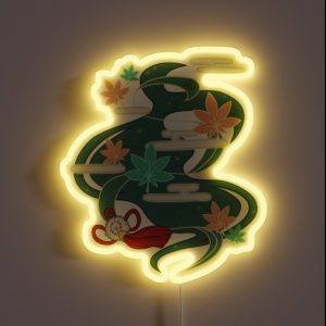 Kazuha Maple Winds RGB Neon Sign