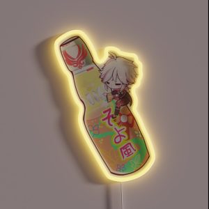 Kazuha With Ramune RGB Neon Sign