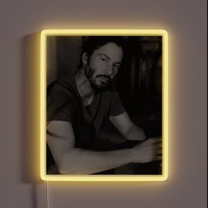 Keanu Reeves 90s RGB Neon Sign