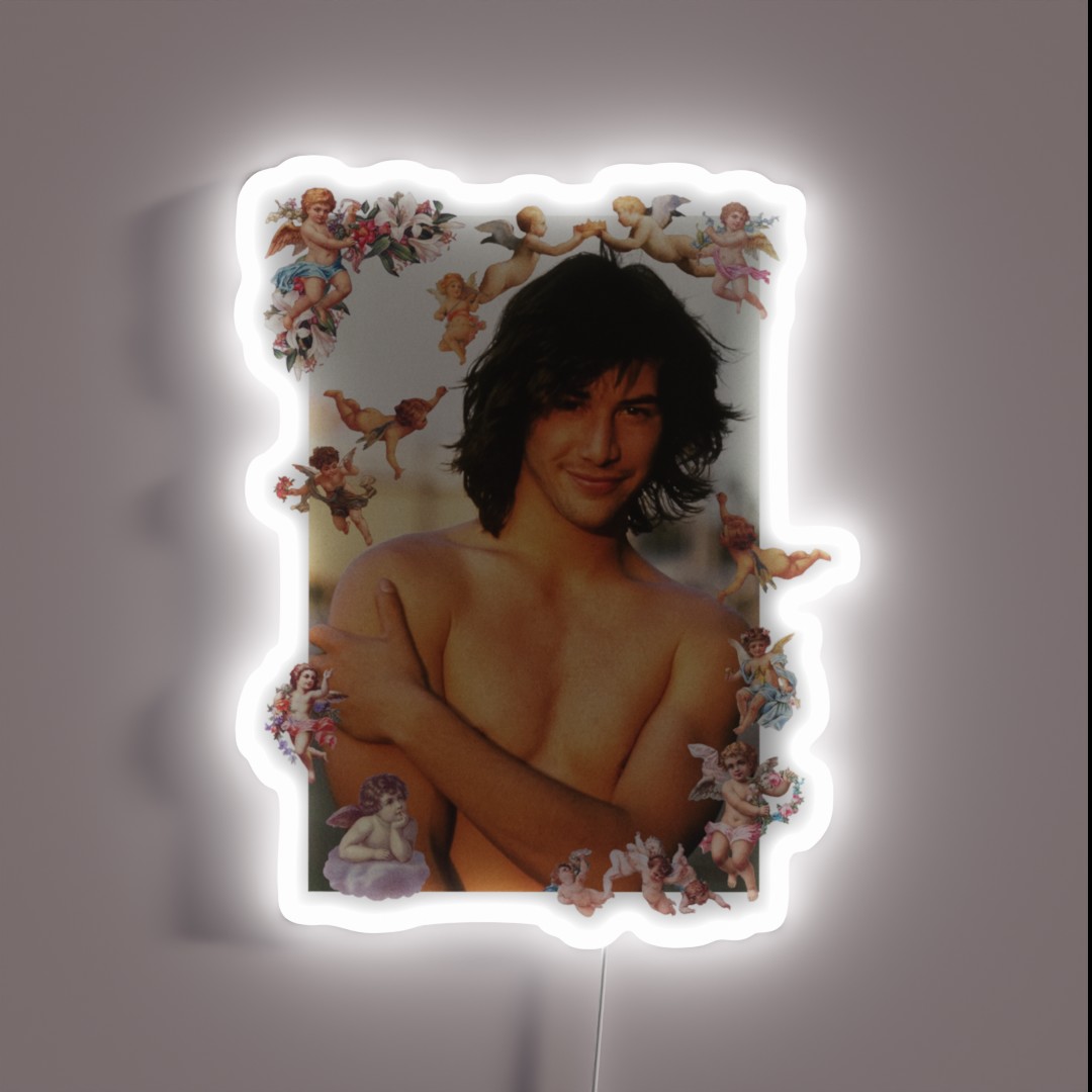 Keanu Reeves Cherubs RGB Neon Sign Keanu Reeves Cherubs RGB Neon Sign