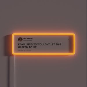 Keanu Reeves Daymode RGB Neon Sign Keanu Reeves Daymode RGB Neon Sign