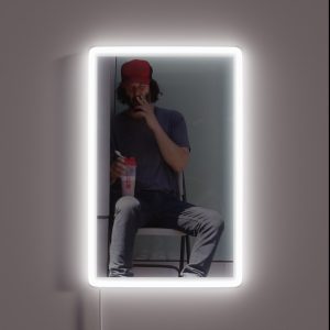 Keanu Reeves GOAT RGB Neon Sign