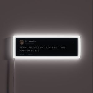 Keanu Reeves Nightmode RGB Neon Sign Keanu Reeves Nightmode RGB Neon Sign