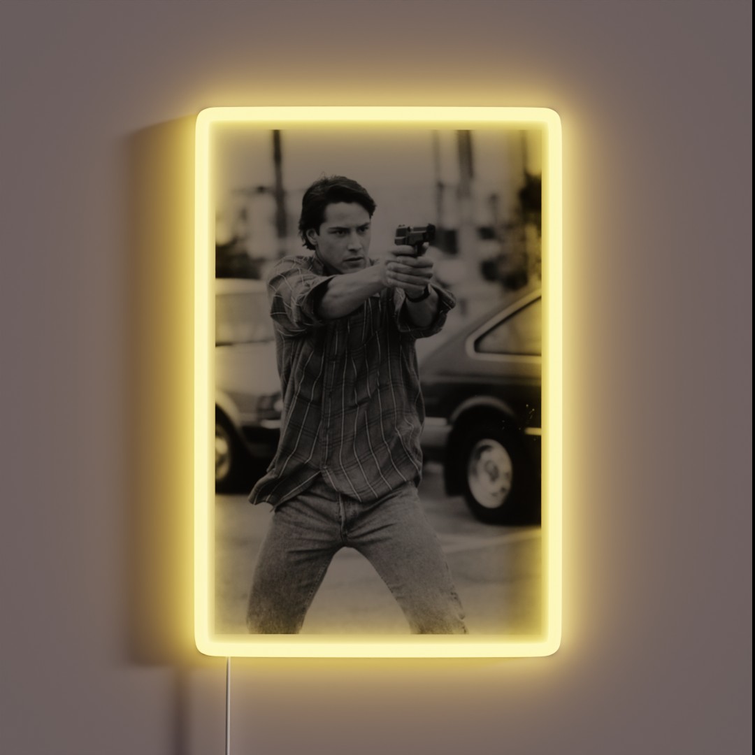 Keanu Reeves Point Break RGB Neon Sign Keanu Reeves Point Break RGB Neon Sign