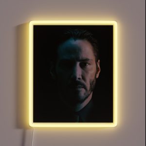 Keanu Reeves Poster Classic RGB Neon Sign Keanu Reeves Poster Classic RGB Neon Sign
