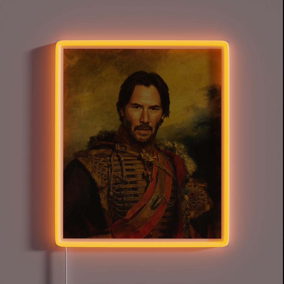 Keanu Reeves Replaceface RGB Neon Sign Keanu Reeves Replaceface RGB Neon Sign
