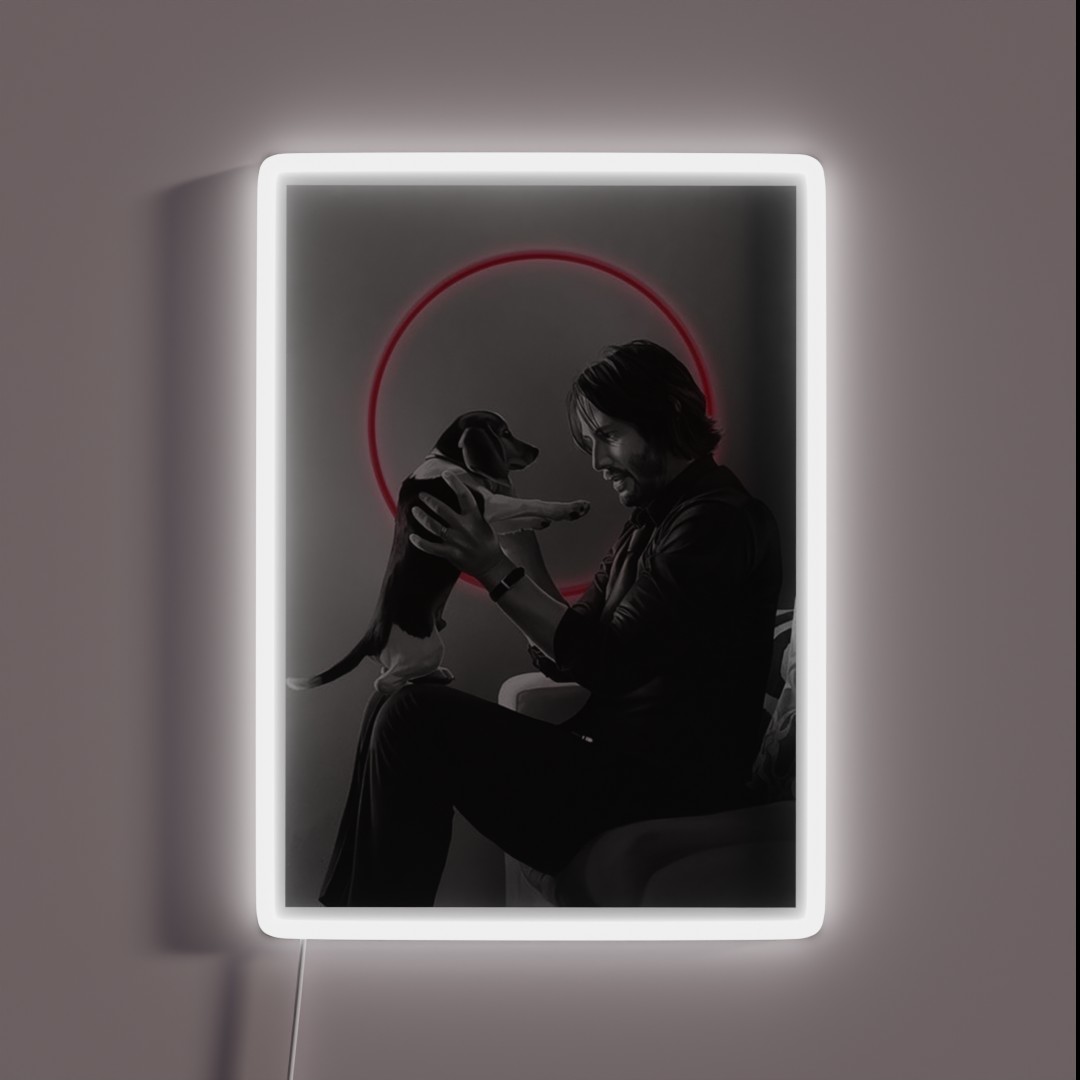 Keanu Reeves RGB Neon Sign Keanu Reeves RGB Neon Sign