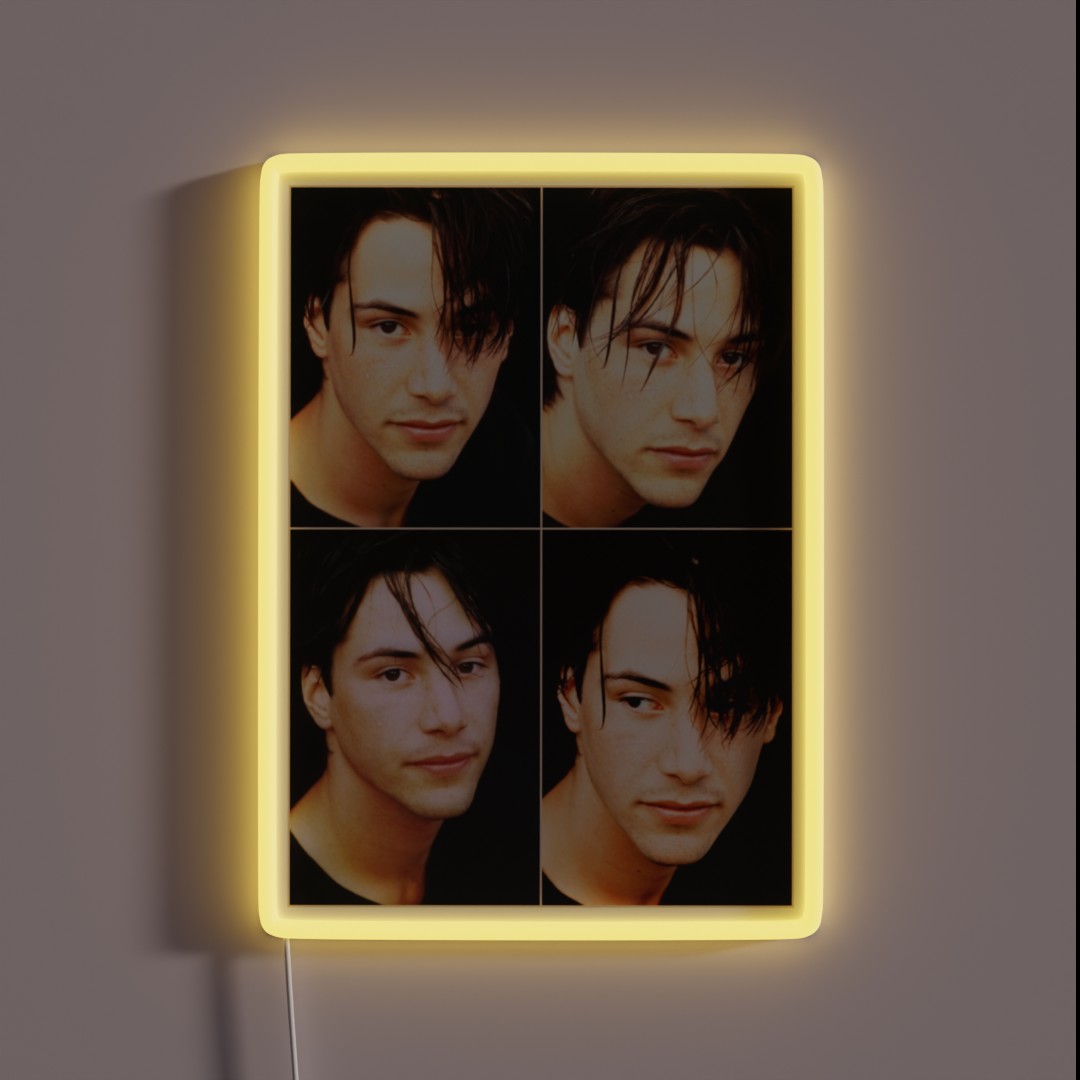 Keanu Reeves RGB Neon Sign Keanu Reeves RGB Neon Sign