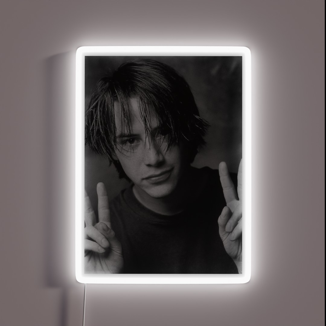 Keanu Reeves RGB Neon Sign Keanu Reeves RGB Neon Sign