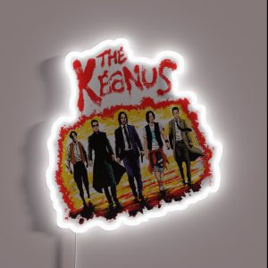 Keanu Reeves The Keanus RGB Neon Sign