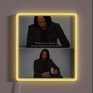 Keanu Secret RGB Neon Sign Keanu Secret RGB Neon Sign