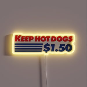 Keep Hotdogs 1 50 RGB Neon Sign