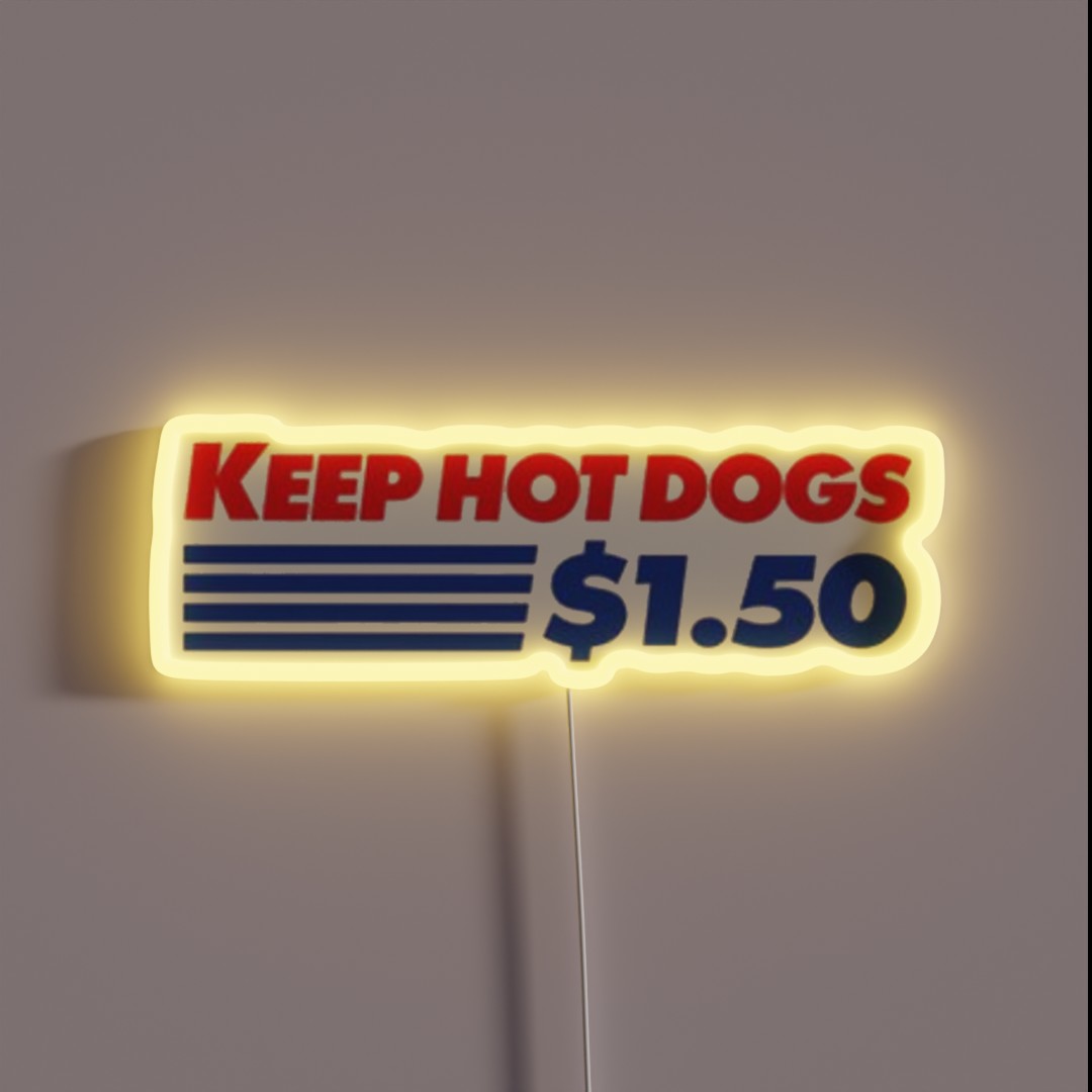Keep Hotdogs 1 50 RGB Neon Sign Keep Hotdogs 1 50 RGB Neon Sign