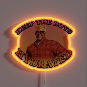 Keep The Boys Hydrated RGB Neon Sign Keep The Boys Hydrated RGB Neon Sign