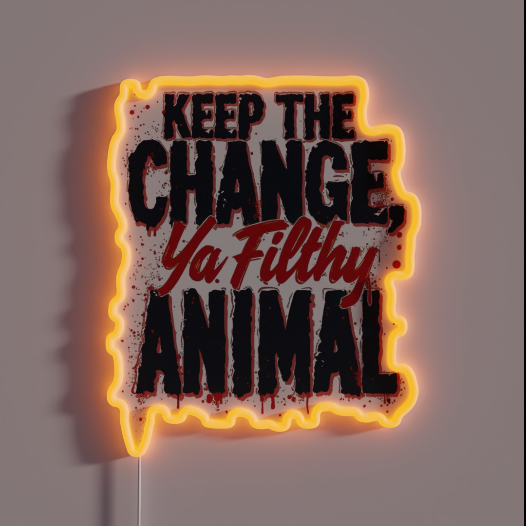 Keep The Change RGB Neon Sign Keep The Change RGB Neon Sign
