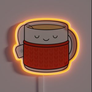Keep Warm Drink Tea RGB Neon Sign