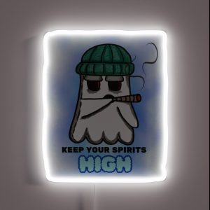 Keep Your Spirits High RGB Neon Sign