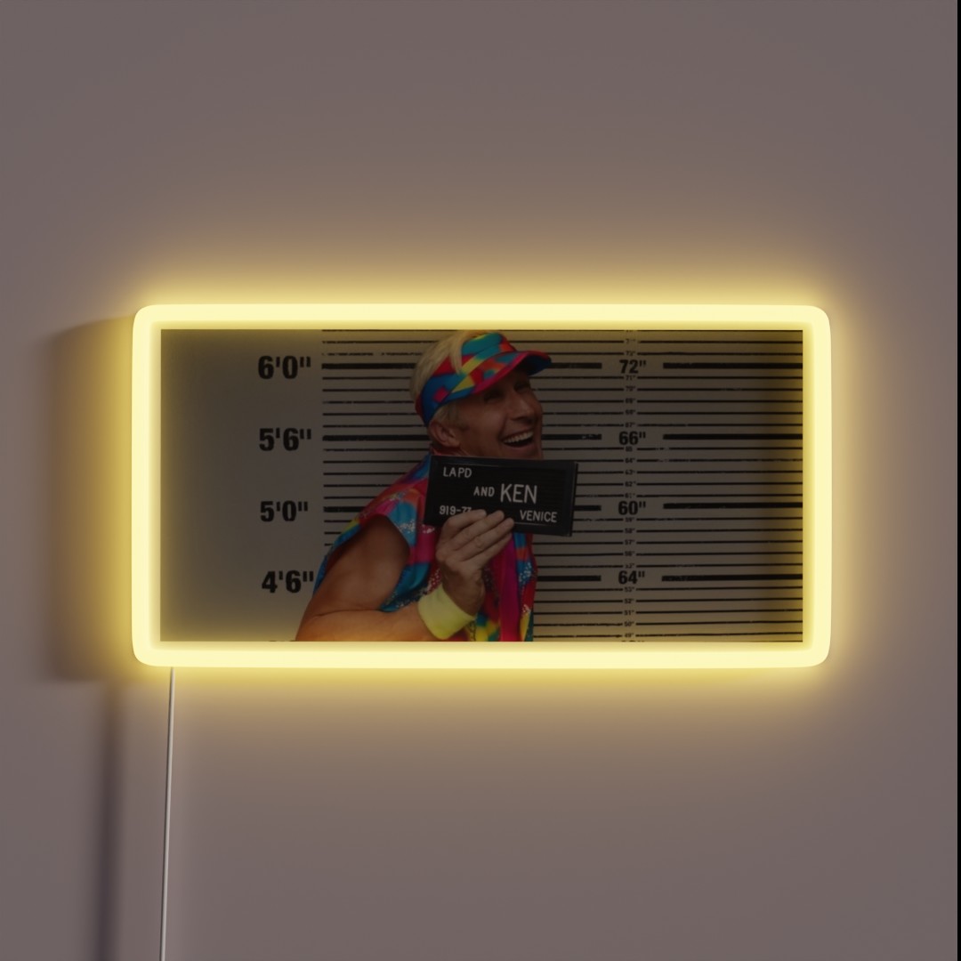 Ken Barbie The Movie 2023 RGB Neon Sign Ken Barbie The Movie 2023 RGB Neon Sign