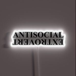 Kendrick Lamar Anti Social Extrovert RGB Neon Sign