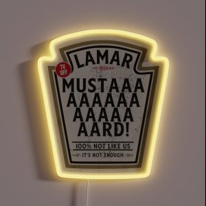 Kendrick Lamar Mustard TV Off RGB Neon Sign