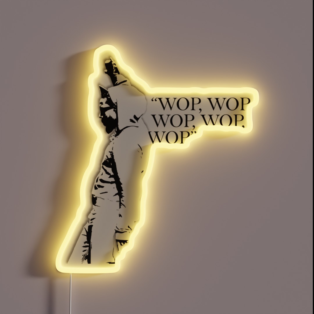 Kendrick Lamar They Not Like Us RGB Neon Sign Kendrick Lamar They Not Like Us RGB Neon Sign