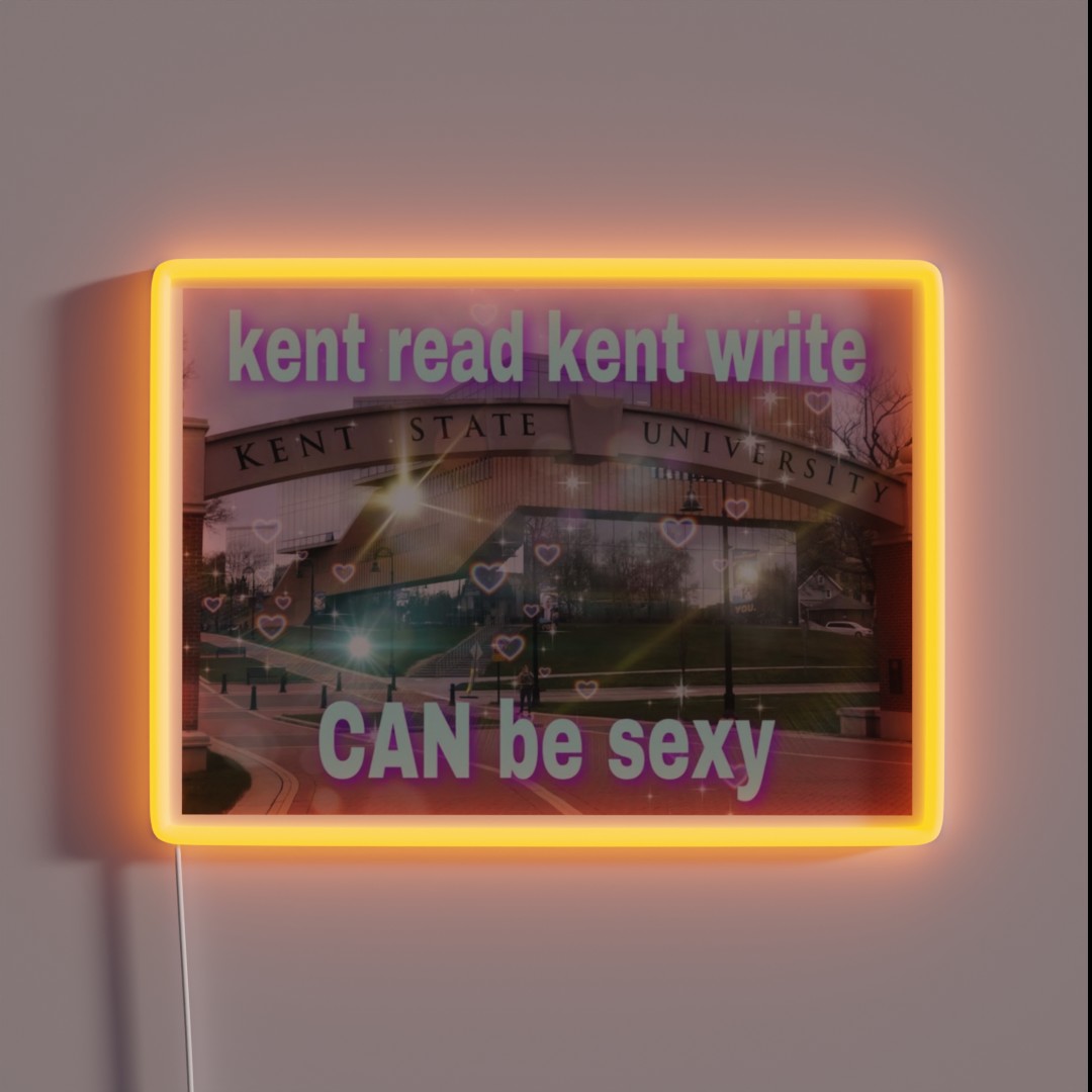 Kent Read Kent Write Can Be Sexy RGB Neon Sign Kent Read Kent Write Can Be Sexy RGB Neon Sign