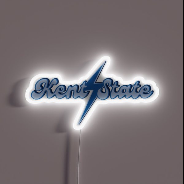 Kent State In Blue RGB Neon Sign