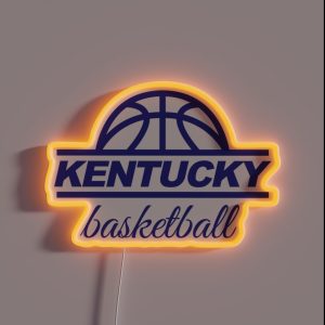 Kentucky Basketball Blue RGB Neon Sign