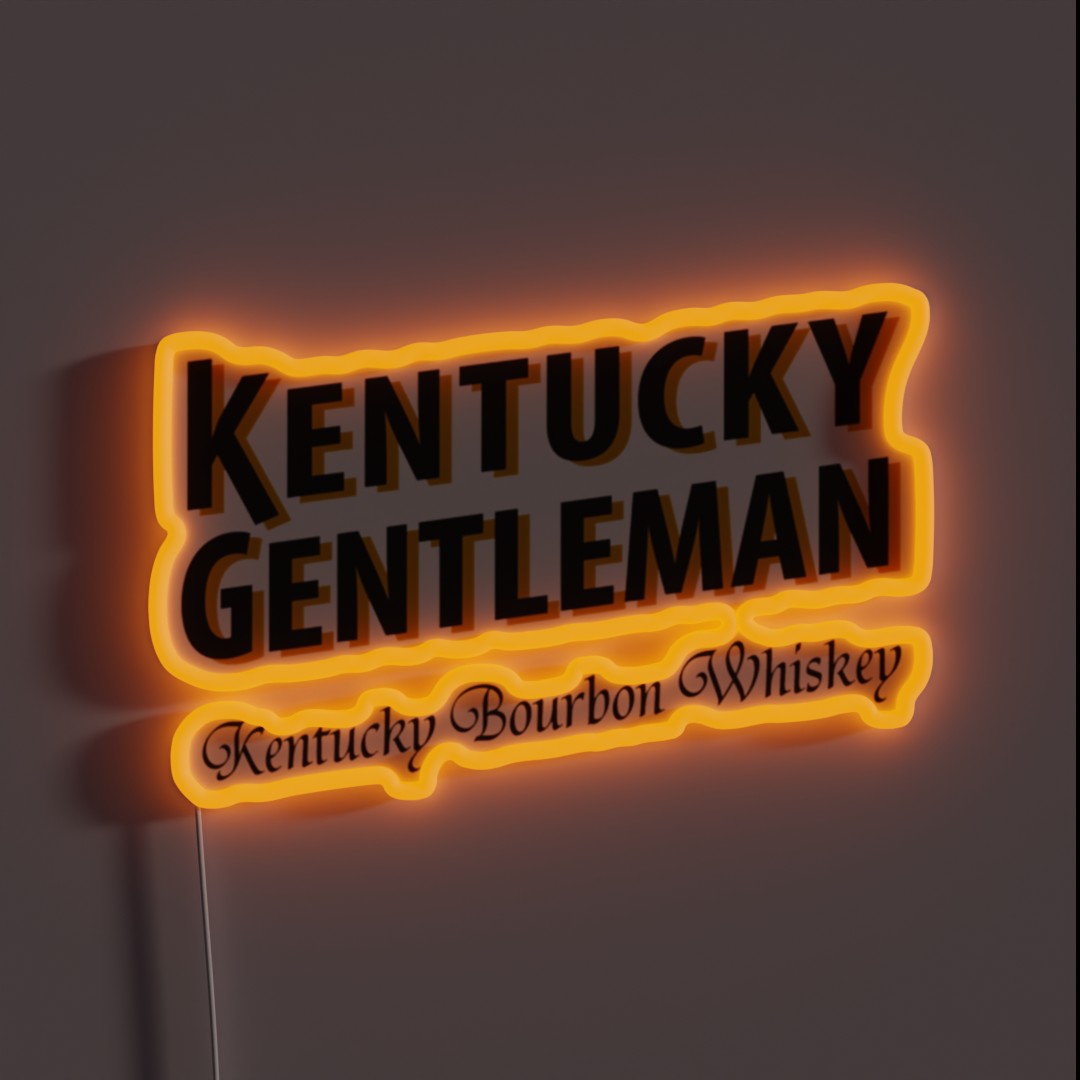Kentucky Whiskey Logo RGB Neon Sign Kentucky Whiskey Logo RGB Neon Sign