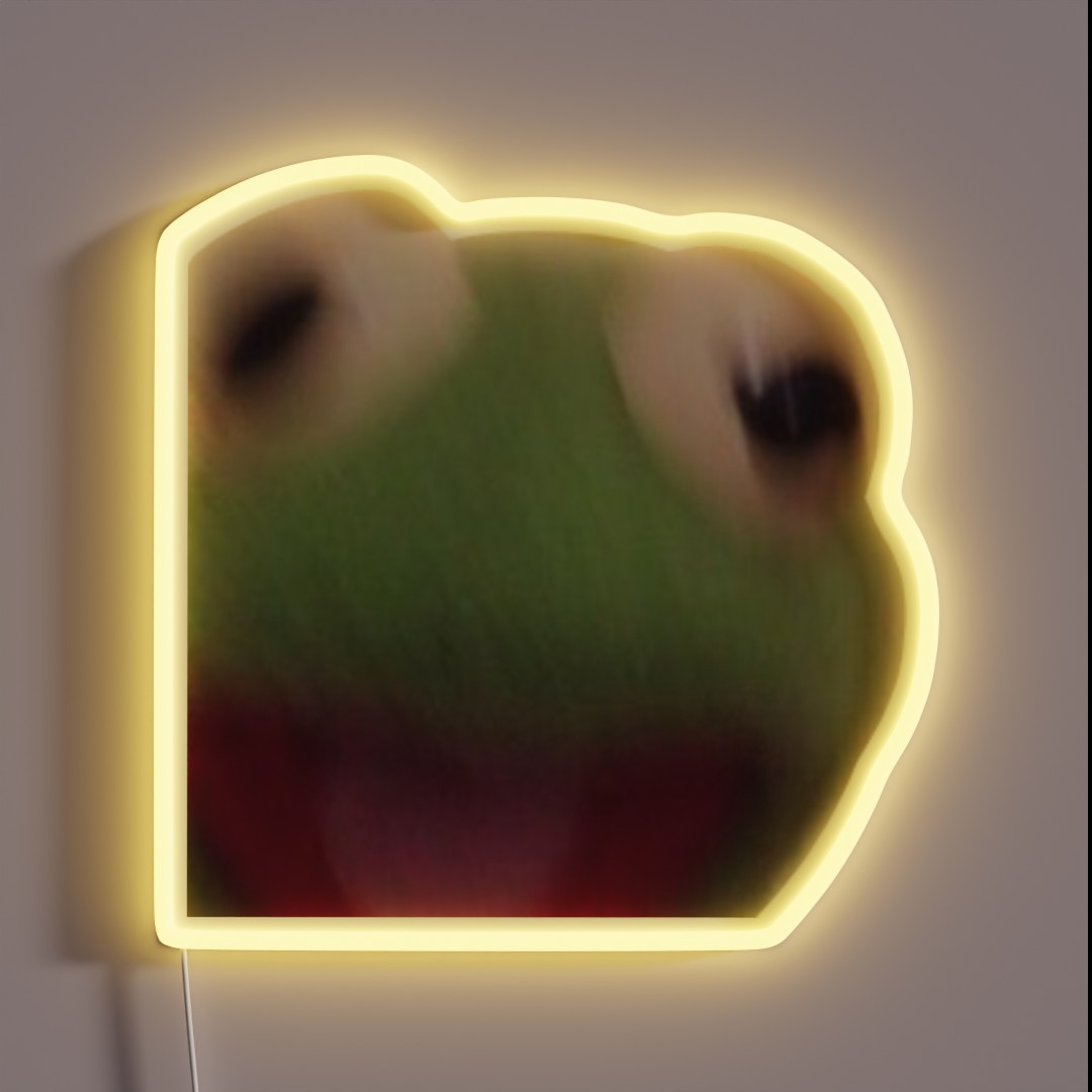 Kermit Scream RGB Neon Sign Kermit Scream RGB Neon Sign
