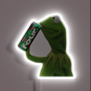 Kermit Sips Four Loko RGB Neon Sign
