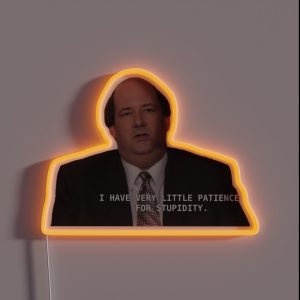 Kevin Malone Patience RGB Neon Sign Kevin Malone Patience RGB Neon Sign