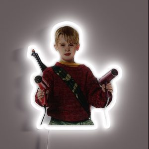 Kevin Mccallister Home Alone Christmas Movie RGB Neon Sign