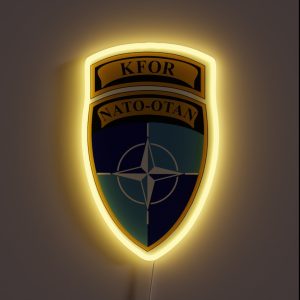 KFOR NATO RGB Neon Sign