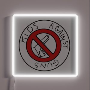 Kids Against Guns RGB Neon Sign