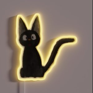 Kiki S Delivery Service Jiji Watercolor RGB Neon Sign