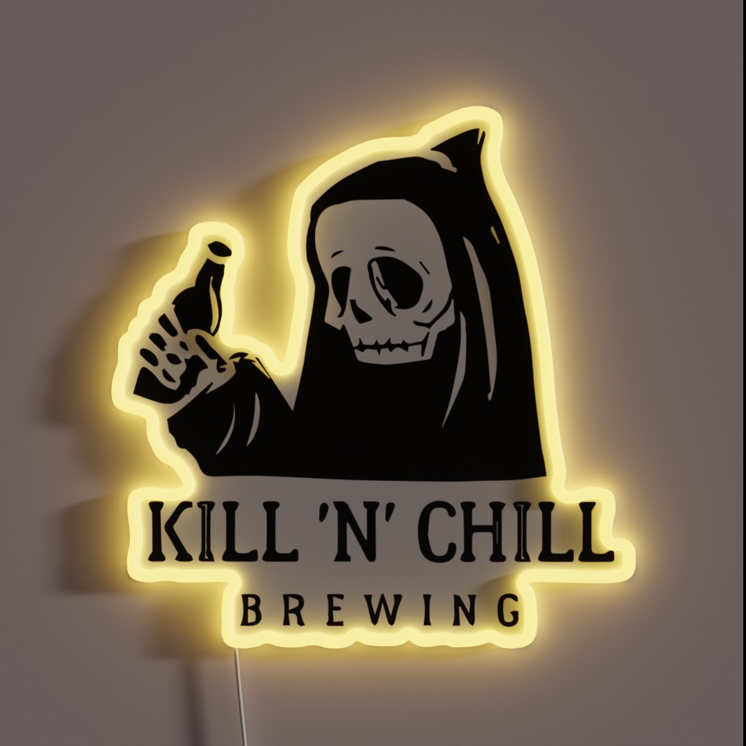 Kill N Chill Brewing RGB Neon Sign Kill N Chill Brewing RGB Neon Sign