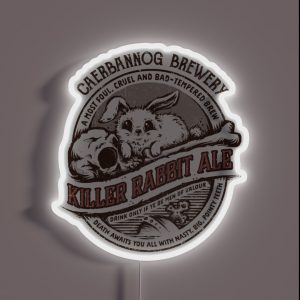 Killer Rabbit Ale RGB Neon Sign