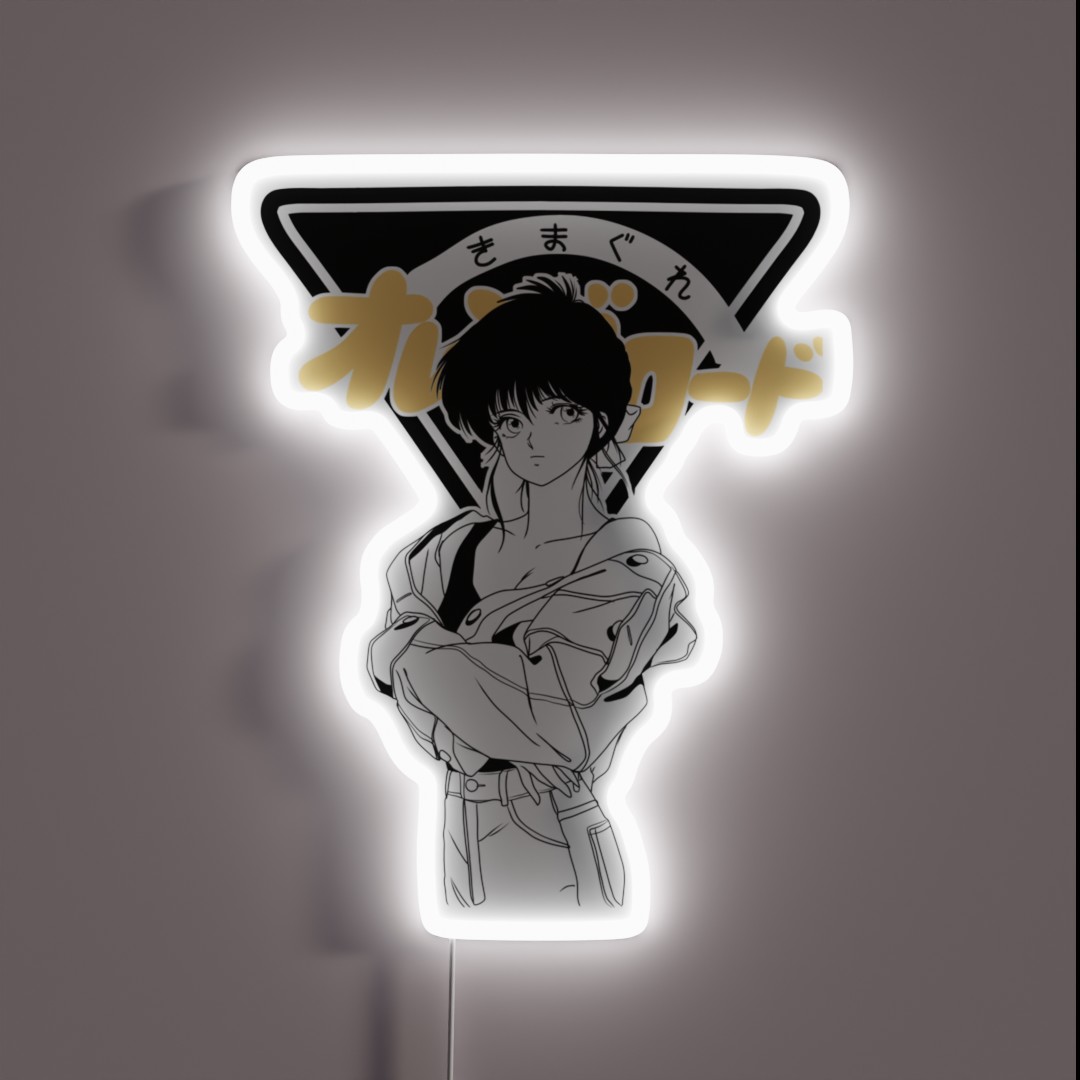 KIMAGURE ORANGE ROAD RGB Neon Sign KIMAGURE ORANGE ROAD RGB Neon Sign