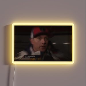 Kimi Raikkonen Formula One Reaction Meme RGB Neon Sign Kimi Raikkonen Formula One Reaction Meme RGB Neon Sign