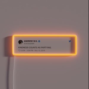 KINDNESS COUNTS AS PARTYING RGB Neon Sign KINDNESS COUNTS AS PARTYING RGB Neon Sign