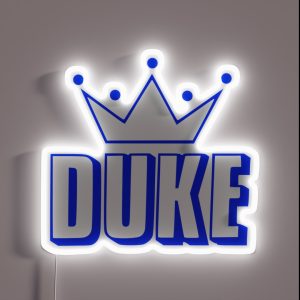 King King DUKE Blue RGB Neon Sign King King DUKE Blue RGB Neon Sign