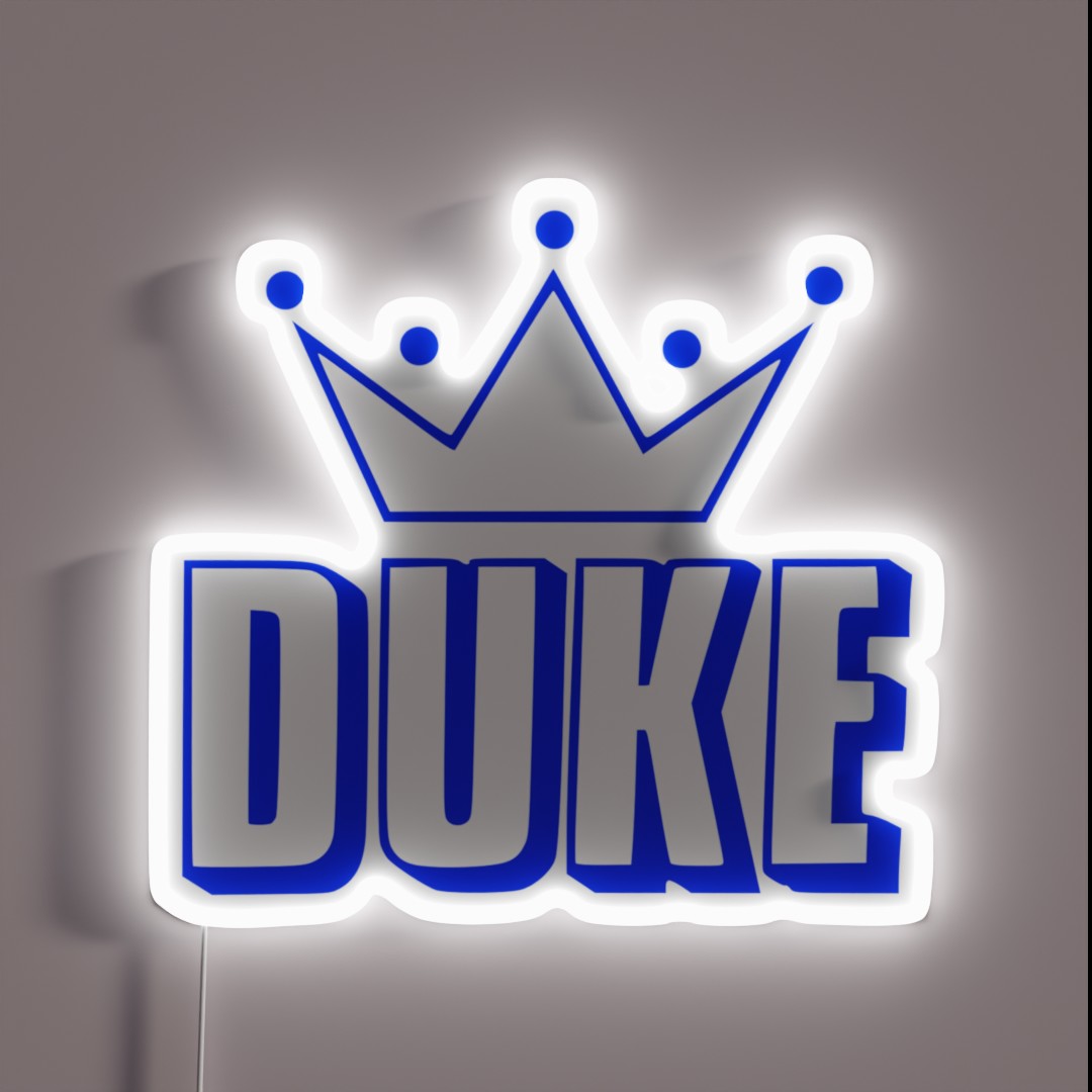 King King DUKE Blue RGB Neon Sign King King DUKE Blue RGB Neon Sign