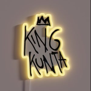 King Kunta Kendrick Lamar Tee RGB Neon Sign King Kunta Kendrick Lamar Tee RGB Neon Sign