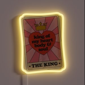 King Of My Heart Taylor Swift RGB Neon Sign