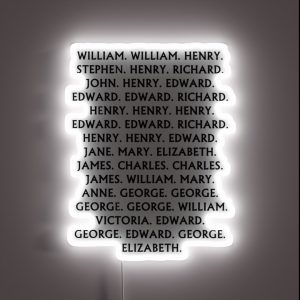 Kings And Queens B RGB Neon Sign Kings And Queens B RGB Neon Sign