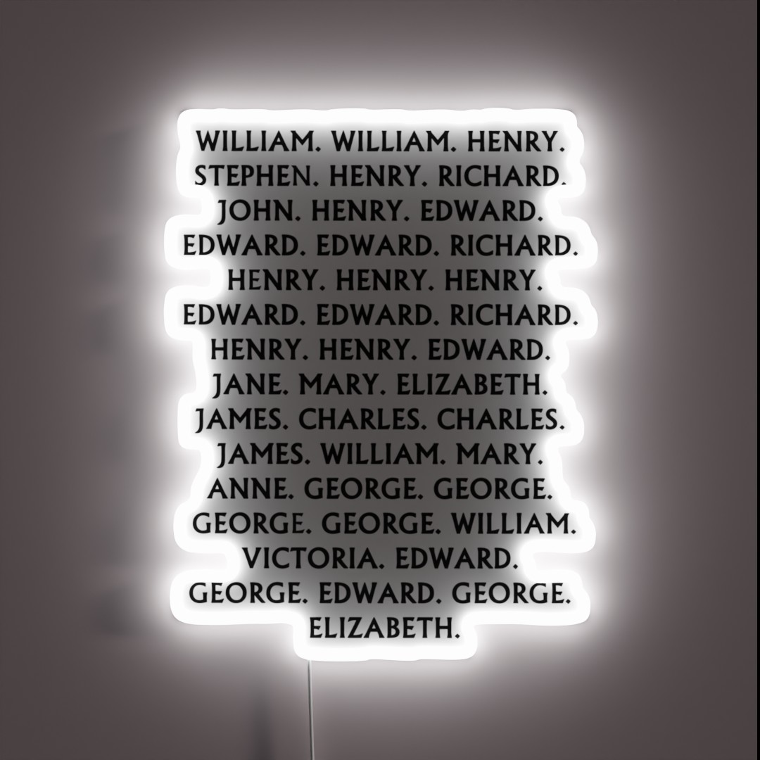 Kings And Queens B RGB Neon Sign Kings And Queens B RGB Neon Sign