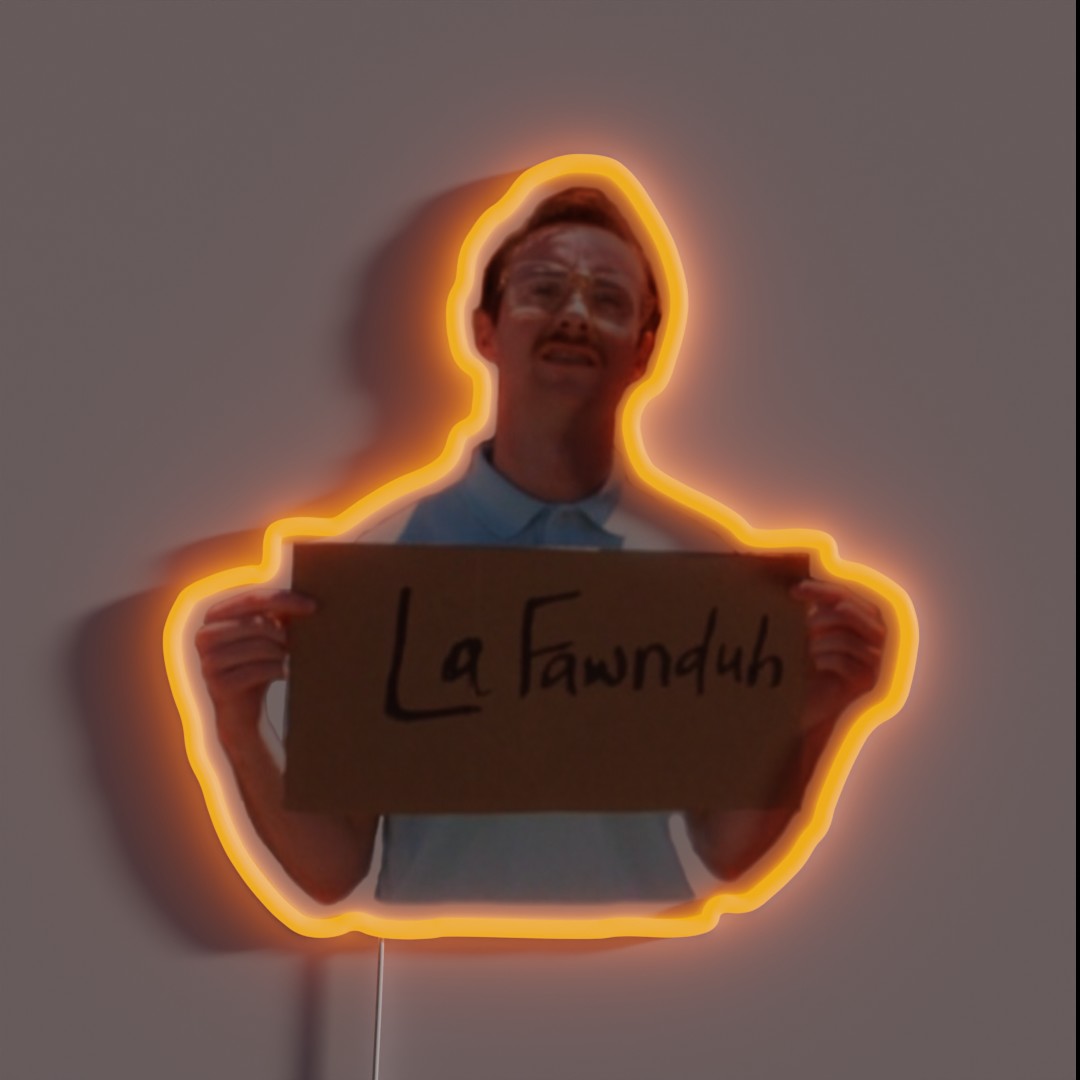 Kip From Napoleon Dynamite RGB Neon Sign Kip From Napoleon Dynamite RGB Neon Sign