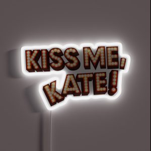 Kiss Me Kate Logo RGB Neon Sign Kiss Me Kate Logo RGB Neon Sign