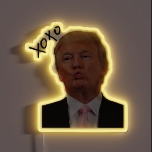 Kissing Trump RGB Neon Sign Kissing Trump RGB Neon Sign